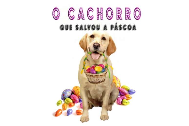 “O Cachorro que Salvou a Páscoa” narra as aventuras de um cão que tenta impedir o roubo dos ovos de Páscoa 