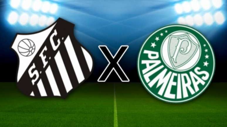 Santos e Palmeiras medem forças na Vila Belmiro pelo jogo de ida da final do Paulistão.