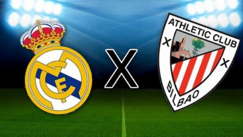 Real Madrid x Athletic Bilbao: onde assistir e horário. Arte/Estadão