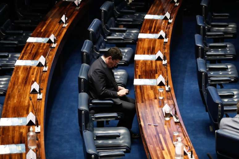 Sete magistrados do TRE-PR irão decidir o futuro político do senador Sergio Moro (União-PR)