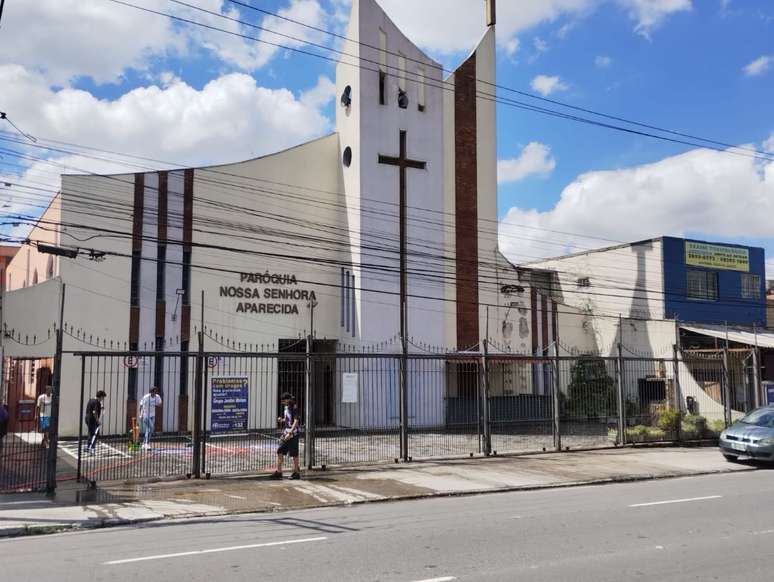 Igreja Nossa Senhora Aparecida, onde atuava o padre Rezende. Em locais como este, mães e outros ativistas se articulavam durante a Ditadura Militar