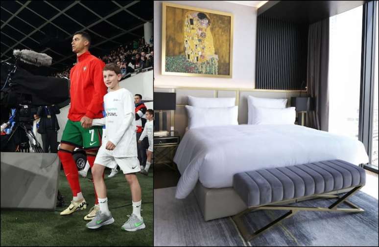 Sebuah hotel menjual tempat tidur tempat Cristiano Ronaldo tidur selama dia tinggal di Portugal;  Lihat nilainya