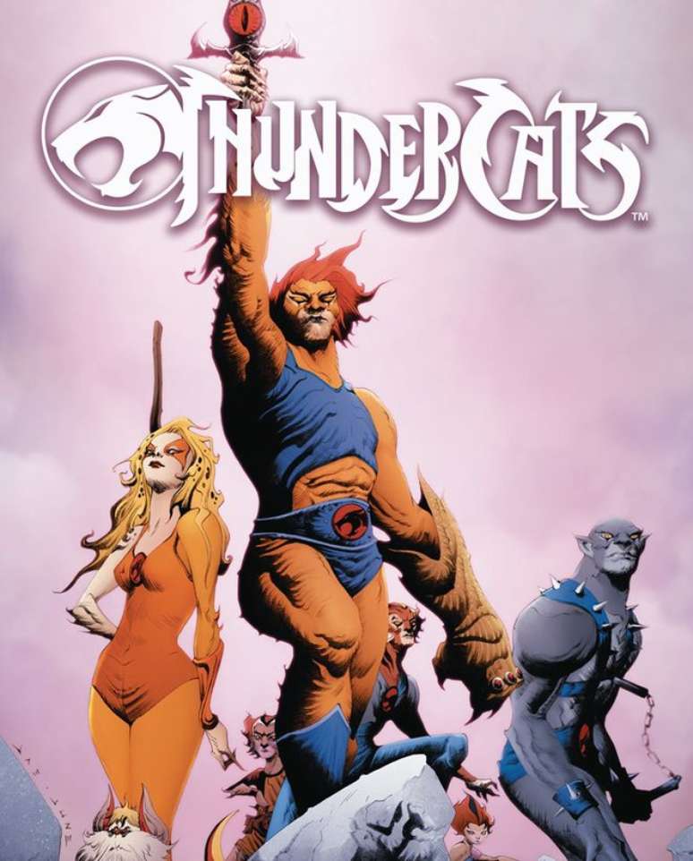 Os Thundercats em sua adaptação nos quadrinhos (Imagem: Reprodução/Dynamite Entertainment)
