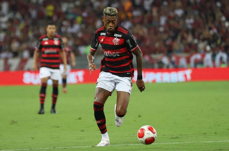 Bruno Henrique (Flamengo) em jogo oficial no dia 16.03.2024
