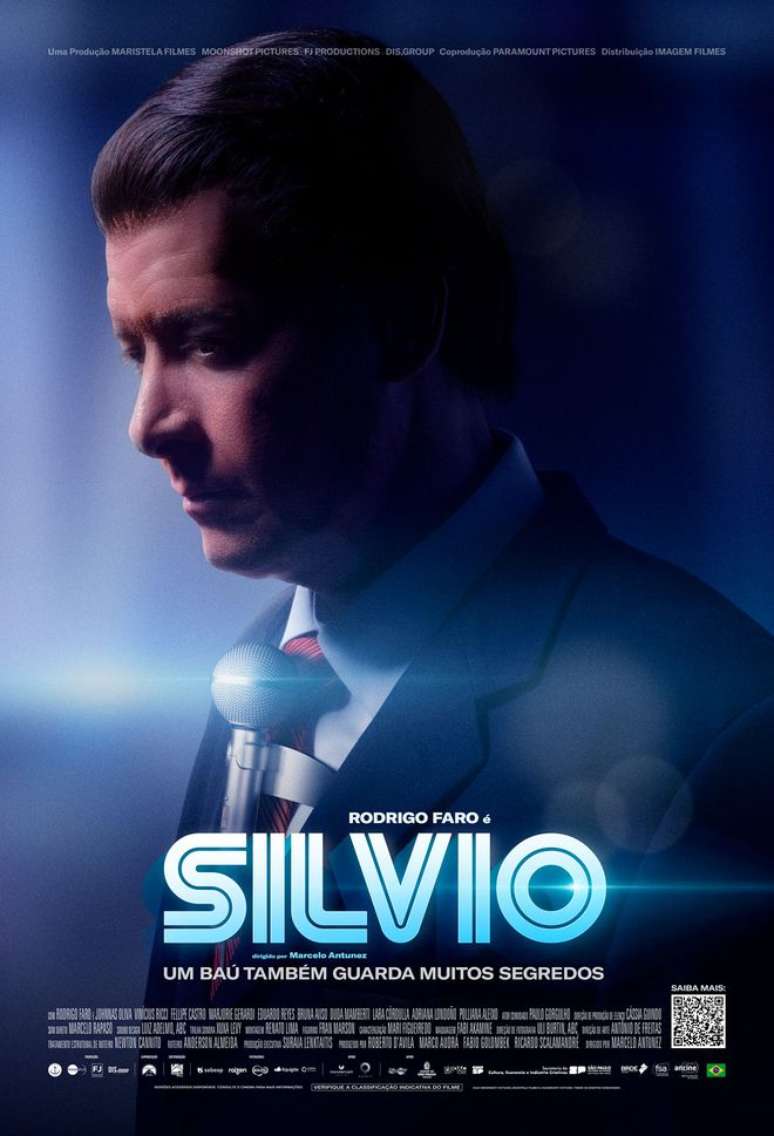 Curiosamente, a identidade visual do filme Silvio usa a mesma fonte da empresa de games SEGA (Imagem: Reprodução/Pramount Pictures)