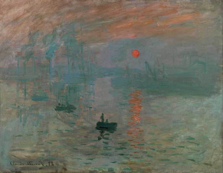 Impressão, Nascer do Sol, Claude Monet, 1872