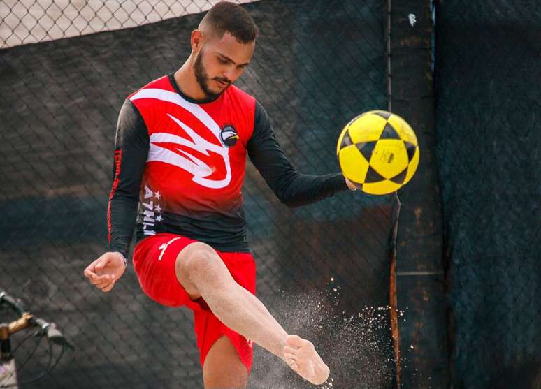 Footvolley: Ronaldo Castro continues to train with an eye towards the 2024 season