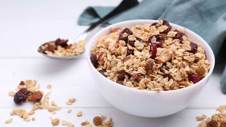Receita de granola&nbsp;saud&aacute;vel