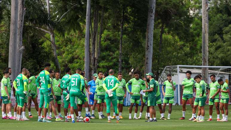 Palmeiras encerra preparação para pegar o Santos |