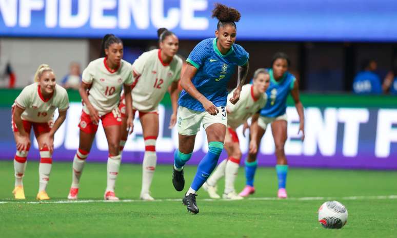 Brazil lost on penalties to Canada at the SheBelieves Cup