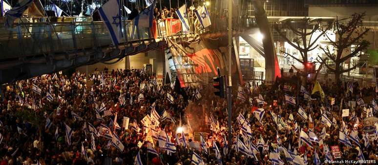 Organizadores estimam a participação de 100 mil pessoas em Tel Aviv