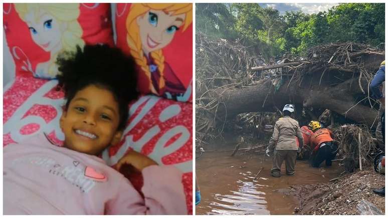 Samylla Vitória foi levada pela enxurrada na quinta-feira, 4, e o corpo foi encontrado neste sábado, 6.