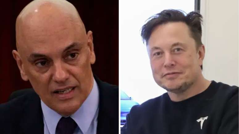 Após críticas, Alexandre de Moraes pediu a abertura de inquérito contra o bilionário Elon Musk