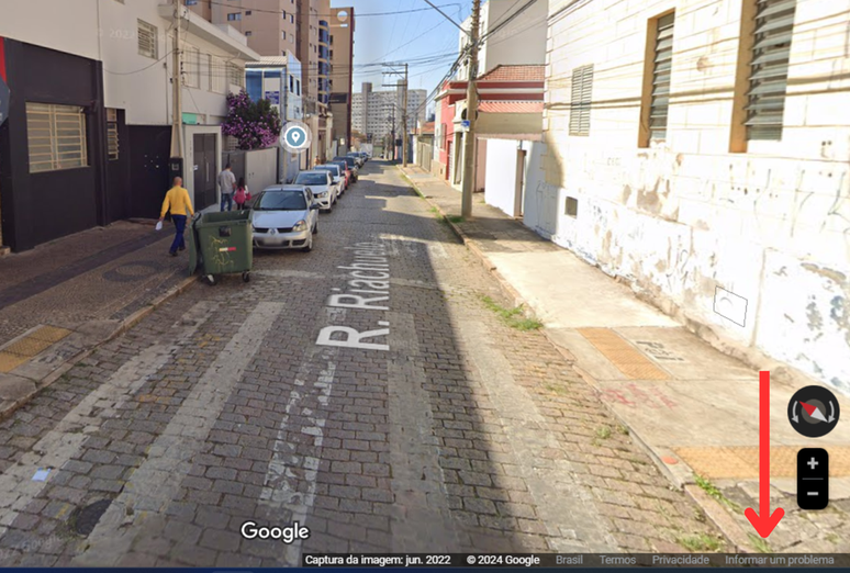 Abra o Street View e informe um problema (Imagem: Captura de tela/André Magalhães/Canaltech)