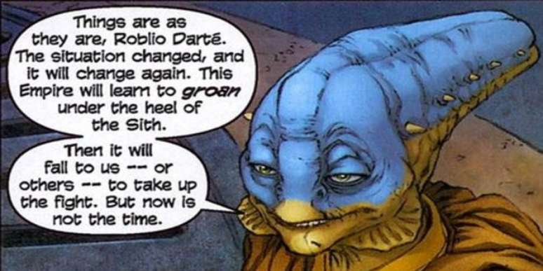 Mestre Tsui Cho mostra ter mais inteligência que Yoda (Imagem: Reprodução/Dark Horse Comics)