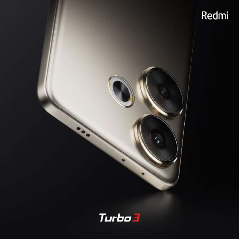 Redmi Turbo 3 apareceu em primeiras imagens oficiais (Imagem: Divulgação/Redmi)