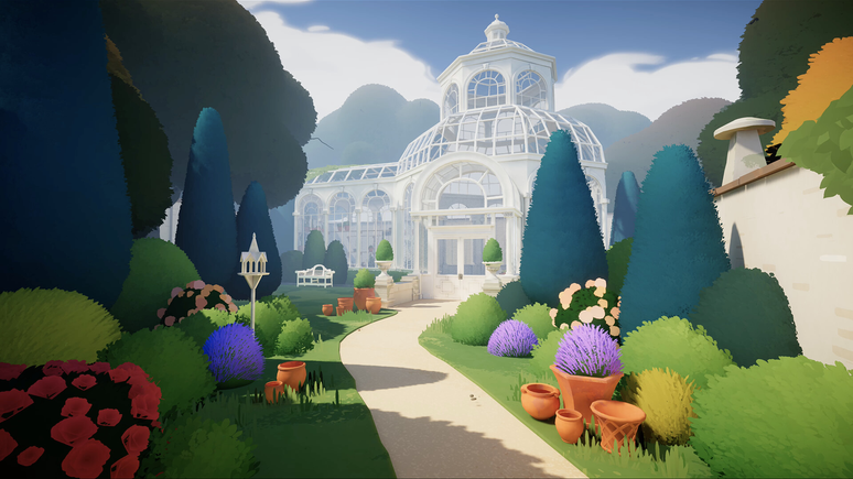 Em Botany Manor, o desafio é cuidar do jardim e fazer as plantas florescerem