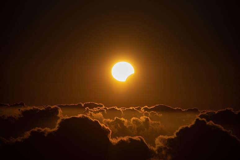 Eclipse solar aconteceu no último dia 8