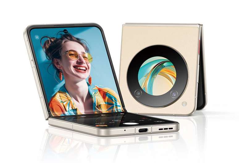 ZTE seeks to gain popularity in the foldable segment with the new Nubia Flip 5G, the cheapest mobile phone in the category (Image: Playback/Nubia) ZTE seeks to gain popularity in the foldable segment with the new Nubia Flip 5G, the cheapest mobile phone in the category (Image: Playback/Nubia)