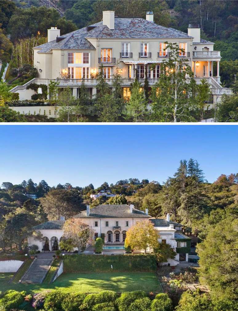 Duas das cinco mansões vendidas por Elon Musk: ele vivia como um astro de Hollywood antes de optar por estilo de vida despojado
