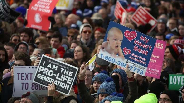 O acesso ao aborto é apoiado pela maioria dos eleitores americanos