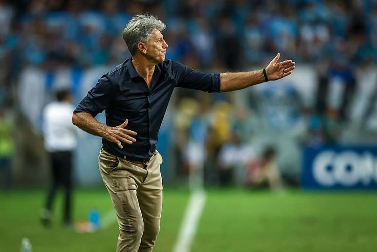 Gremio x Huachipato disputada na noite desta terca-feira, na Arena do Gremio, valida pela Libertadores 2024. FOTO: LUCAS UEBEL/GREMIO FBPA