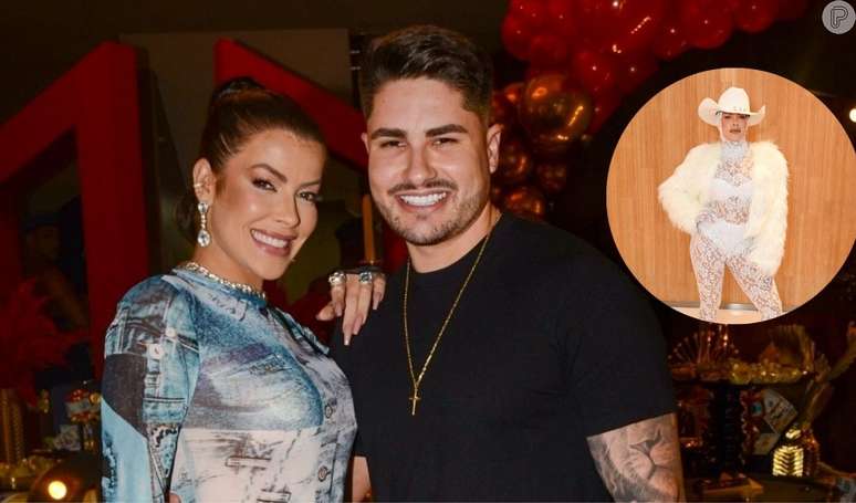 Jaquelline and Lucas Souza split up AGAIN!  Single, the ‘Fazenda’ champion presents herself in a transparent look and leaves her panties on display during an event