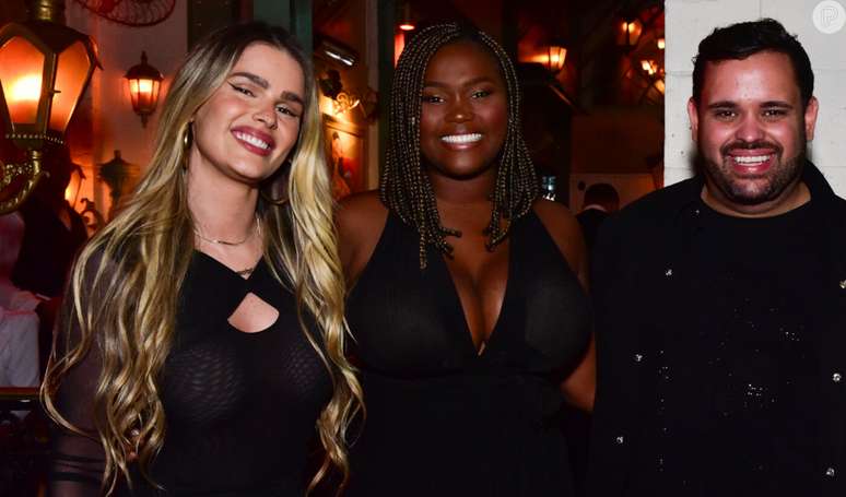 The mermaid dresses in black, yes!  Yasmin Brunet highlights her curves by opting for sheerness and a short, tight dress for a dinner with ex BBB