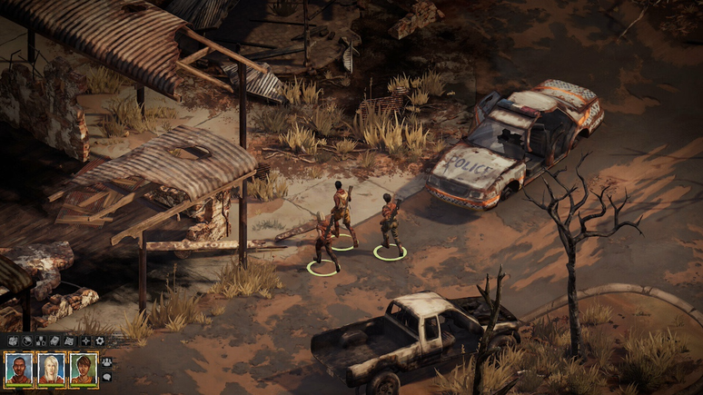 Broken Roads é um RPG isométrico com combate em turnos e cenários realistas