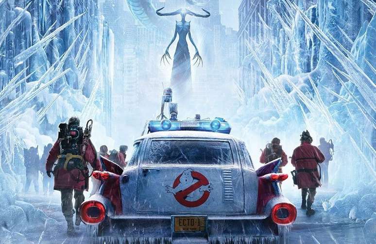 Os Caça-Fantasmas retornam a Nova York em Ghostbusters: Apocalipse de Gelo, para enfrentar um ser que quer trazer de volta a Era do Gelo (Imagem: Divulgação/Sony Pictures)