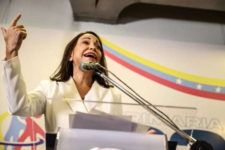 María Corina Machado seria candidata da oposição na Venezuela
