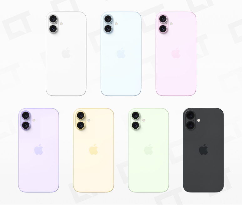iPhone 16 e 16 Plus podem ganhar duas novas opções de cores este ano em relação aos modelos do ano passado (Imagem: Victor Carvalho/Canaltech)