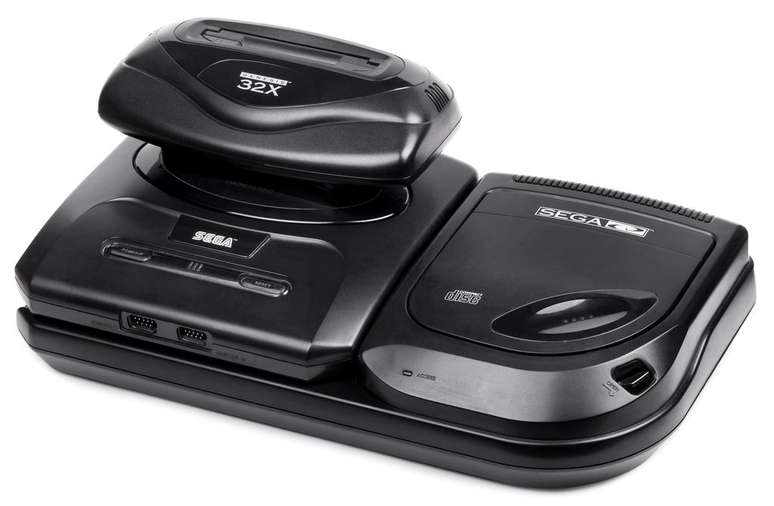 Junto do Sega CD, o 32X era uma das aberrações acopláveis que a Sega lançou para tentar dar uma sobrevida ao Mega Drive (Imagem: Reprodução/Wikimedia Commons)