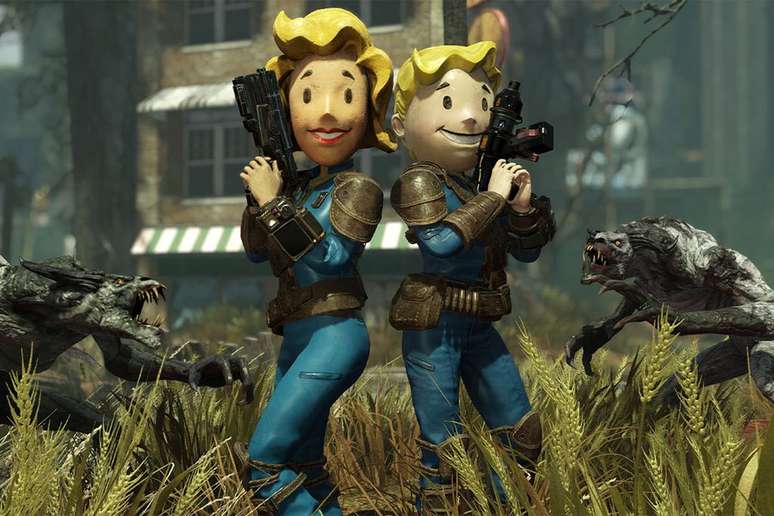 Fallout 76 é a experiência multiplayer da série e pode ser baixado de graça até o dia 15 de maio (Imagem: Reprodução/Bethesda)