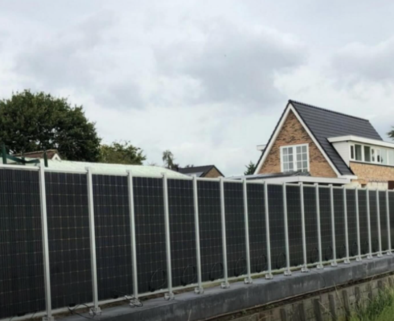 Painéis solares também podem ser usados como opção de cerca solar
