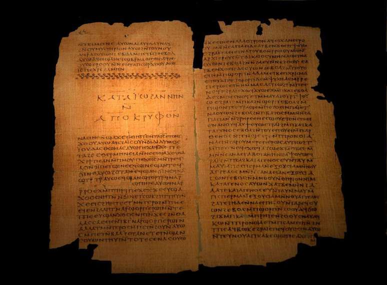 Os manuscritos de Nag Hammadi datam aproximadamente do século 4º d.C. (Museu Copta do Cairo, no Egito)
