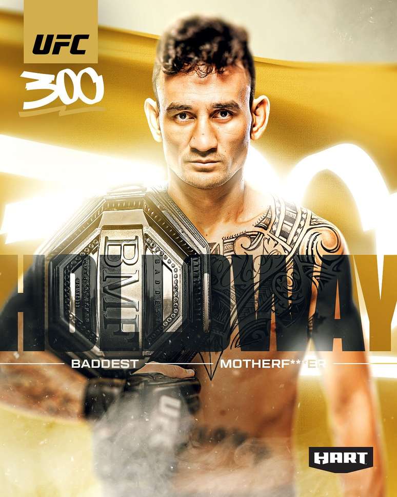 UFC 300: No último segundo, Max Holloway conquista 'BMF Belt'