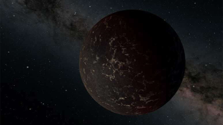 Representação do exoplaneta LHS 3844b (Imagem: Reprodução/NASA/JPL-Caltech/R. Hurt (IPAC)