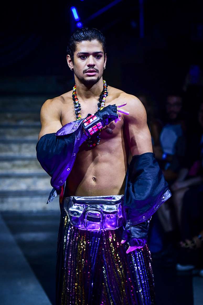 Gabriel Santana at the Amapô fashion show 