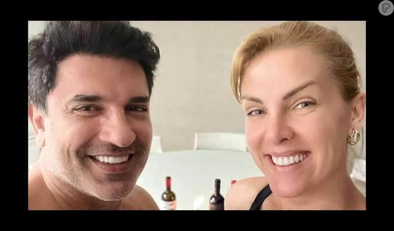 Ana Hickmann e Edu Guedes curtiram uma noite romântica neste fim de semana.