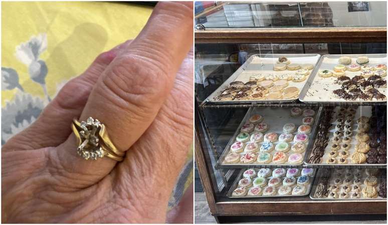 Confeiteira acredita que diamante perdido ficou na massa dos cookies que vende