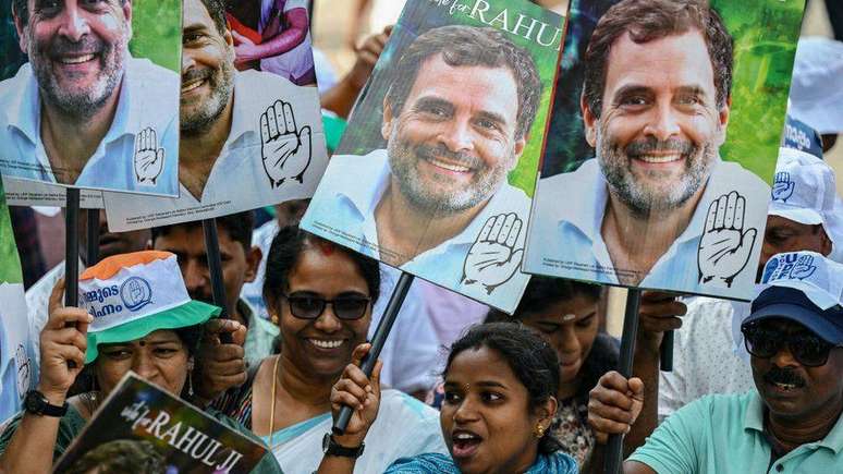 Rahul Gandhi é um dos líderes da coalizão "India" de partidos que desafiam o BJP