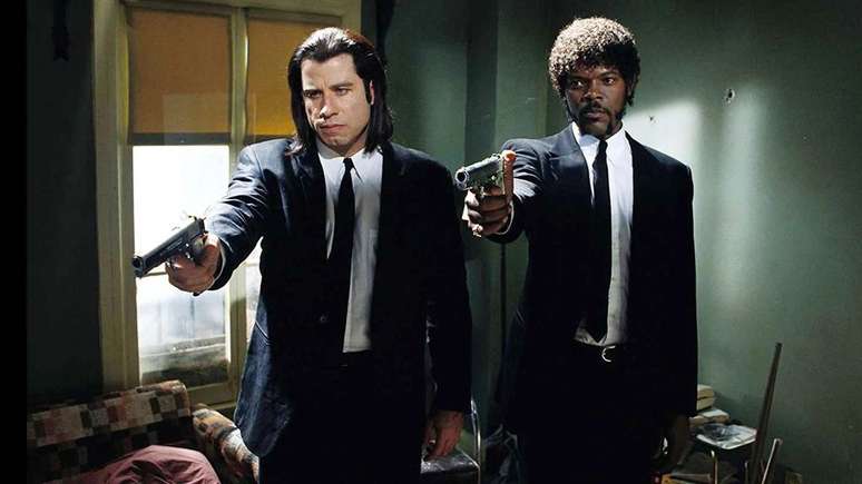 Cena de Pulp Fiction: Tempo de Violência, um dos títulos mais clássicos da filmografia de Tarantino (Imagem: Divulgação/Miramax Films)