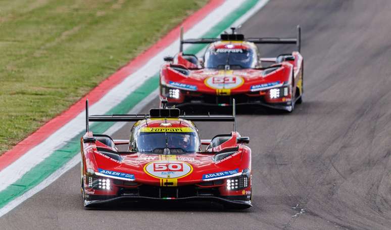 As Ferrari dominaram os treinos das 6 Horas de Imola