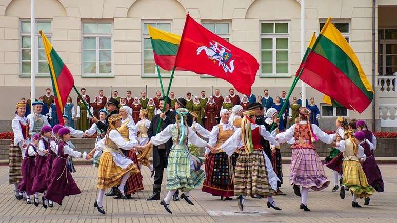 Uma vez a cada quatro anos, o Festival Lituano da Música reúne os cidadãos do país para celebrar sua identidade nacional