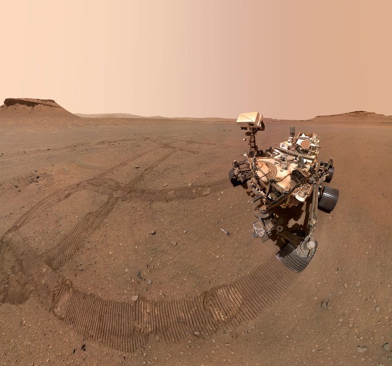 As amostras de Marte coletadas pelo rover Perseverance devem ser enviadas à Terra; mas e se houver microrganismos nelas? (Imagem: Reprodução/NASA/JPL-Caltech/MSSS)