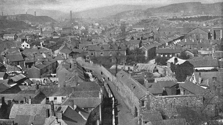 Merthyr Tydfil estava no centro da revolução industrial nos séculos 18 e 19