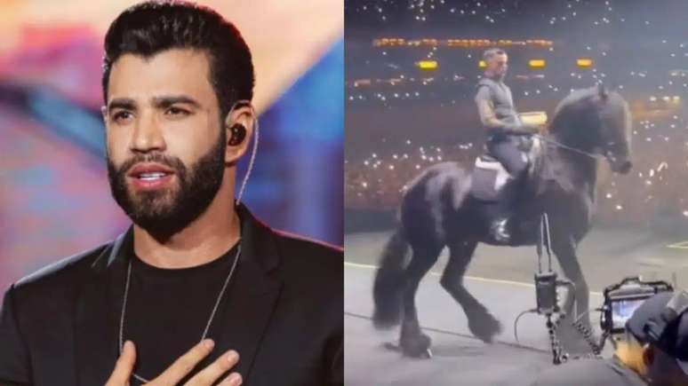 The network reacts and blasts Gusttavo Lima after the singer put the horse on stage: ‘Absurd’