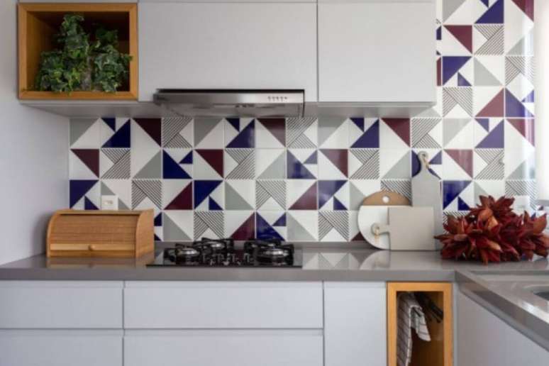 Estampas modernas e coloridas dos azulejos trouxeram mais reconhecimento para o material