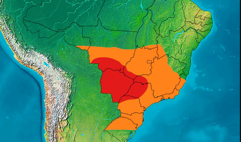 Regiões do centro-sul do Brasil enfrentam onda de calor entre o fim de abril e começo de maio.